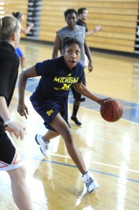 Veronica Hicks, University of Michigan Women's Basketball Team